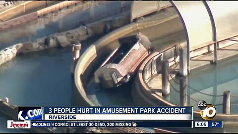 Family members hurt after log ride accident at theme park