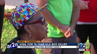 Community rallies behind family of slain 15-year-old