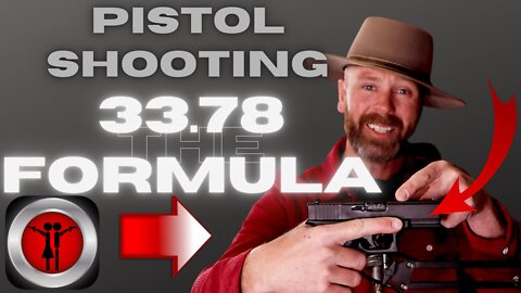 How to Shoot Your Pistol 37.78X times better! Secret formula for firearms training.