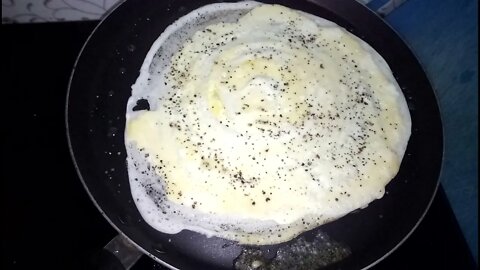 How to make a Egg Dosa in 3 minutes