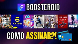 COMO ASSINAR BOOSTEROID CLOUD GAMING pelo ANDROID e PC?