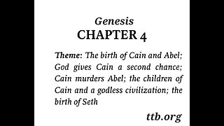 Genesis Chapter 4 (Bible Study)