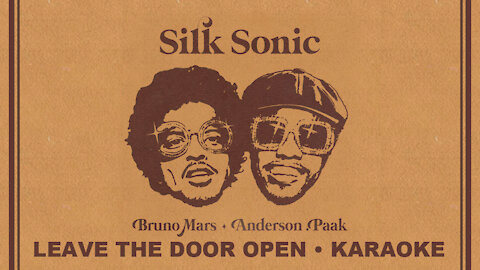 Silk Sonic - Leave the door open (karaoke version)
