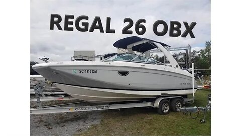 Regal 26 OBX Walkthrough