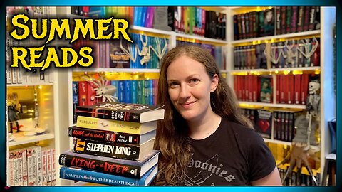 My SUMMER READS (9 book recommendations) Adult & YA horror thrillers vampires Stephen King #booktube