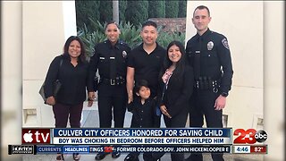 Culver City officers honored for saving child