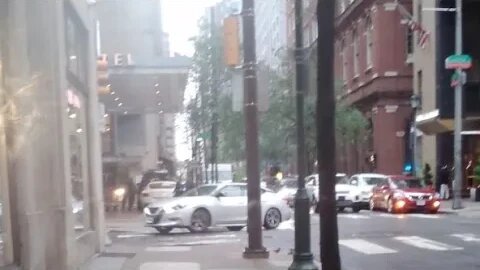 Protest In Center City. with Philadelphia Walks PTSD ⚡Just Caught Up with It In Time