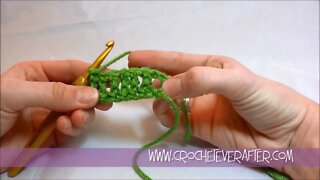 Left Hand Treble Crochet Tutorial #8: Foundation Treble Crochet