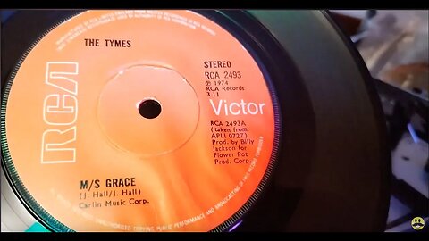 Ms Grace ~ The Tymes ~ 1974 RCA Victor 45rpm Vinyl SIngle ~ Dual 1215 A&R P77 Cartridge