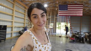 Farm Vlog, Barn Update, and Surprise Foraging Find!!!!