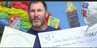 Teacher of the Year receives special gift