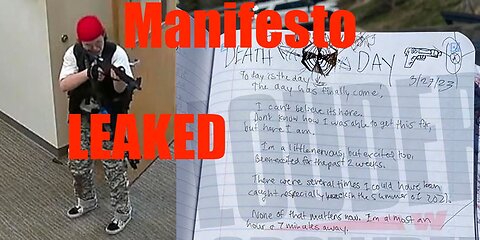 Trans Nashville Shooter Manifesto Leaked -- You Wonder Why they HID it for SO LONG?
