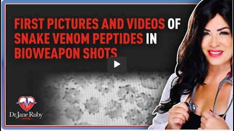 （27分動画）生物兵器ショットにおけるヘビ毒ペプチドの最初の写真とビデオ
