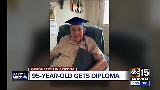 95-year-old WWII veteran getting high school diploma in Snowflake, Arizona