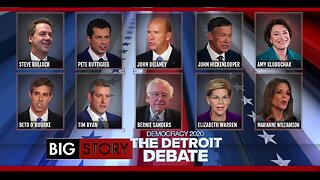 Progressive frontrunners face off at CNN Democratic debate in Detroit