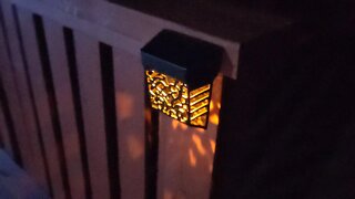 Unboxing: Biling Solar Fence Post Lights, Solar Outdoor Lights Decorative Waterproof LED