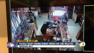 Mission Bay tackle shop owner thinks break-ins are related