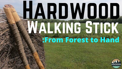 Handcrafted Hardwood Walking Sticks - Full Process From Tree To Product