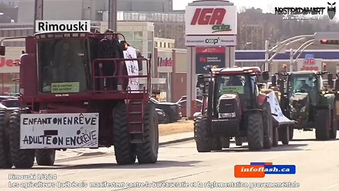 Les Agriculteurs Québécois en colère - Rimouski