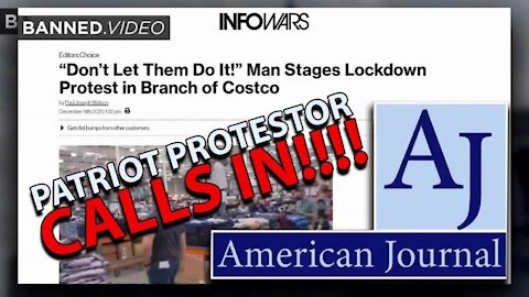 COSTCO COVID PROTESTOR EXPLAINS WHY HE DID IT