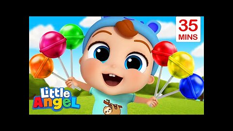 Lollipop Song + More Little Angel Kids Songs & Nursery Rhymes