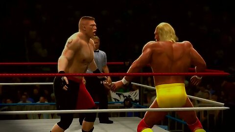 WWE 2K14 Gameplay Brock Lesnar vs Hulk Hogan