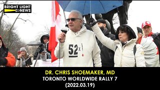 Dr. Chris Shoemaker, MD - Toronto Worldwide Rally 7 Speech