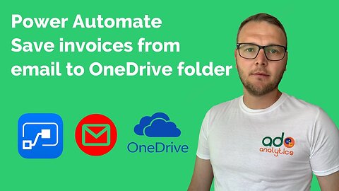 Power Automate - Save files from email to OneDrive folder