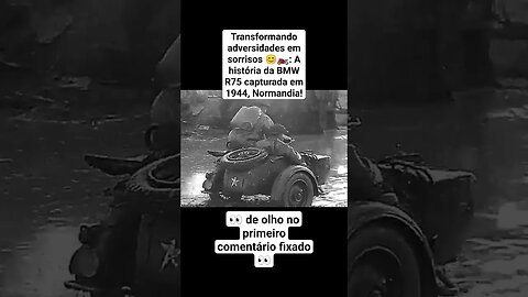 Transformando adversidades em sorrisos 😊🏍️ #ww2 #war #guerra