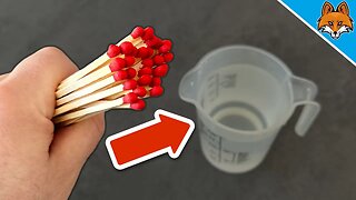 Dissolve Matches in WATER and WATCH WHAT HAPPENS💥(GENIUS Trick)🤯