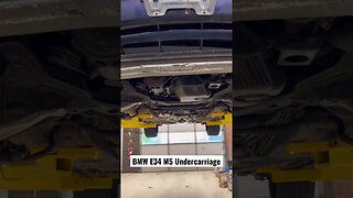 BMW E34 M5 Undercarriage #bmw #bmwm5 #bmwe34 #cars #diy #restoration #automotive #engine #mechanic