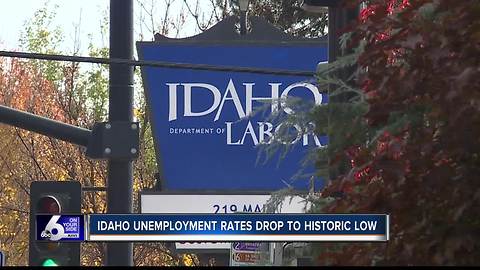 Idaho unemployment drops to historic low, worker shortage in construction and skilled labor