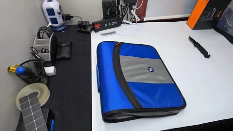 Unboxing: 3-Inch Zipper Binder, Round Ring Binder with Handle and Shoulder Strap, Blue