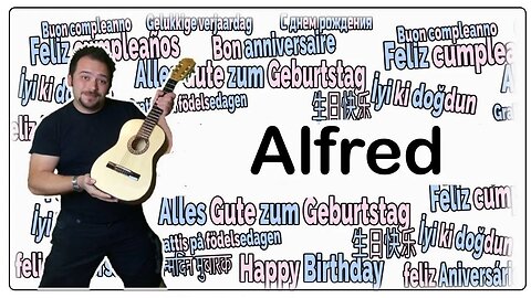 Happy Birthday Alfred - Happy Birthday to You Alfred #shorts
