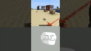 Minecraft Logic 😑(troll memes face) #shorts #viral #trending