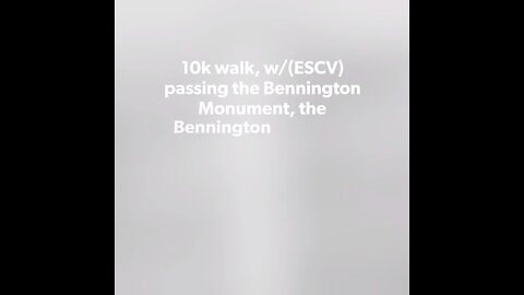 10k walk through historic Bennington VT w/ Empire State Capital Volkssporters (ESCV) October 23 2021
