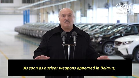Lukashenko: Nuclear weapons in Belarus put our crazy neighbors "in place"