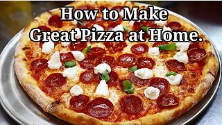 How to Make Great Pizza at Home | Tips on How To Stretch a Round Pizza | #pizza #pizzarecipe