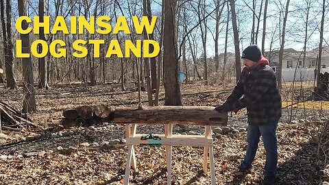 Making a Chainsaw Log Stand