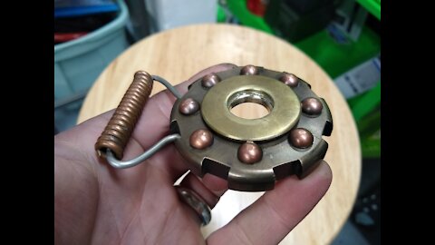 Steampunk UFO belt buckle! RT ARTISAN WORKS