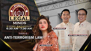 LIVE: Anti-Terrorism Law - Pinoy Legal Minds | Septermber 30, 2023