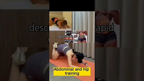 How to lose weight hips and stomach | Abdominal and hip exercise | Abdominal training #shorts