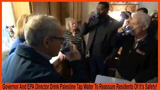 Governor And EPA Director Drink Palestine Tap Water To Reassure Residents Of It's Safety!