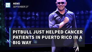 Pitbull Just Helped Cancer Patients In Puerto Rico In A Big Way