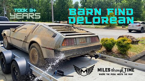 It Took Over 3 Years To Pull This Delorean Out Of The Barn