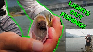 Fishing At GIANT Spillway! ULTIMATE Bank Fishing Beatdown!! CRAZY Underwater Footage.