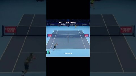 Taylor Fritz INSANE Forehand!! 🤯 #tennis #shorts #nittoatpfinals