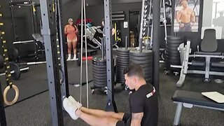 Band Assisted L-Sit Isometric Holds