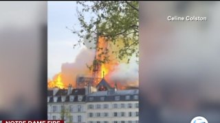 Delray Beach woman in Paris describes grief outside cathedral