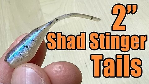 2" Shad Stinger Tails - Best All Purpose Crappie Fishing Bait